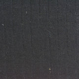 Polyester Viscose Stretch Rib Knit Fabric, 217 gsm, 165 cm — Black