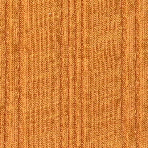 Cotton Viscose Stretch Rib Knit Fabric, 176 gsm, 156 cm — Orange
