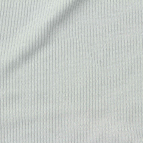 100% Polyester Rib Knit Fabric, 206 gsm, 150 cm — Blue