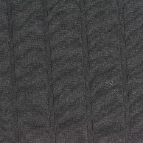 Cotton Polyester Stretch Rib Knit Fabric, 160 gsm, 165 cm — Grey