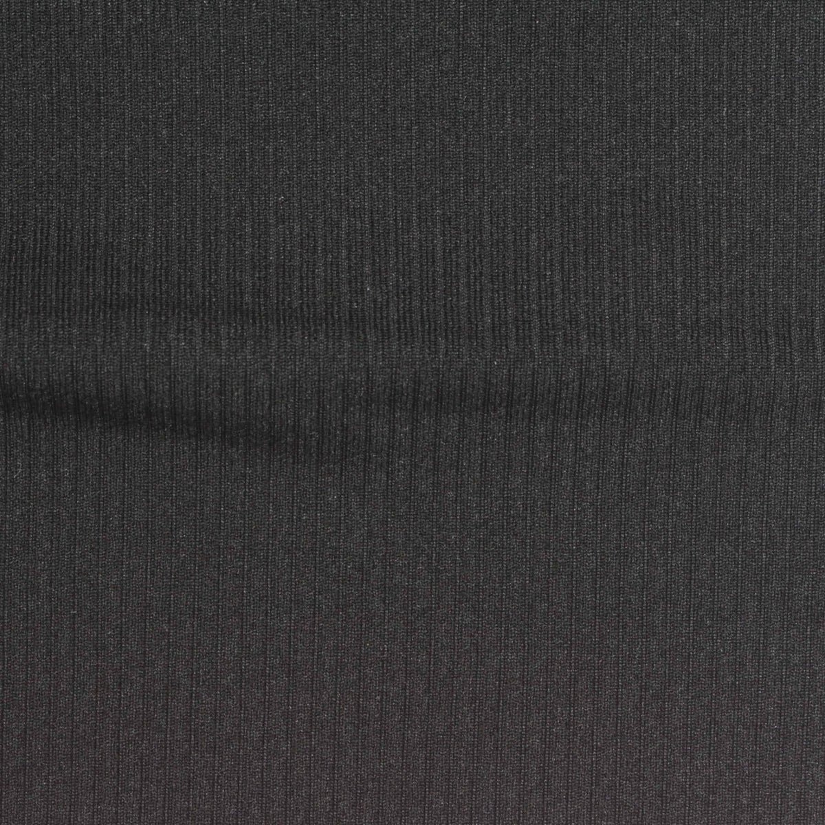 Black Ribbed Rib Knit, Polyester