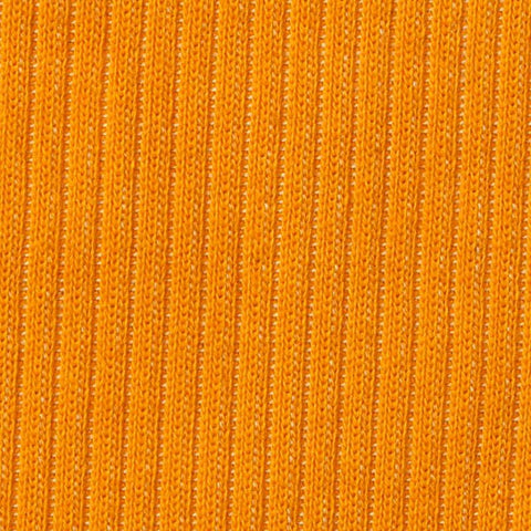 Cotton Polyester Stretch Rib Knit Fabric, 342 gsm, 136 cm — Orange