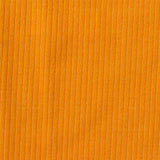 Cotton Polyester Stretch Rib Knit Fabric, 342 gsm, 136 cm — Orange