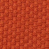 Jacquard Viscose Polyester Blend Chunky Knit Fabric, 428 gsm, 144 cm — Orange — texture