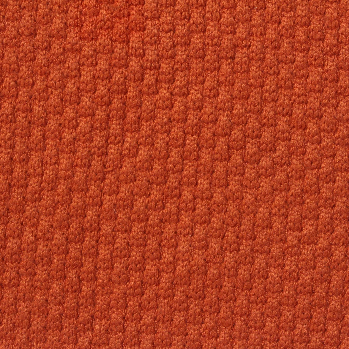 Jacquard Viscose Polyester Blend Chunky Knit Fabric, 428 gsm, 144 cm — Orange