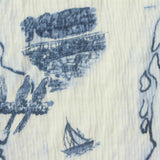 Blue Birds Jacquard, Cotton-Poly