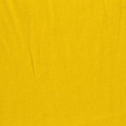 100% Cotton Jersey Knit Fabric, 127 gsm, 158 cm — Yellow