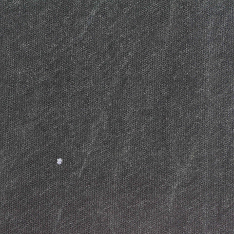 Dark Grey Marl Rib Knit, Poly-Viscose, 334 gsm