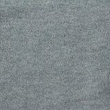 Light Blue-Grey Marl Rib Knit, Viscose-Poly