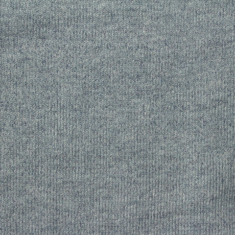 Light Blue-Grey Marl Rib Knit, Viscose-Poly