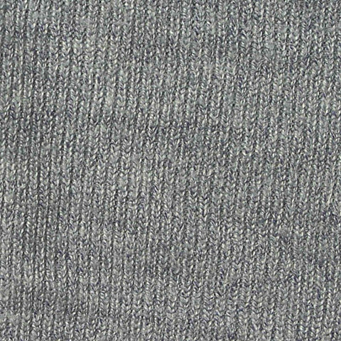Grey Marl Rib Knit, Viscose-Poly, 277 gsm