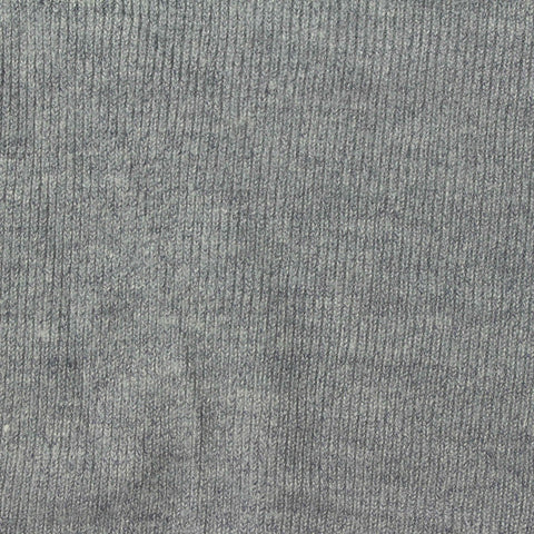 Grey Marl Rib Knit, Viscose-Poly, 277 gsm