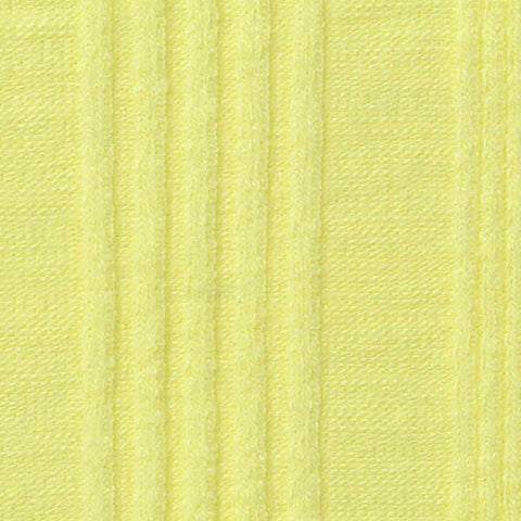 Slub Cotton Viscose Stretch Rib Knit Fabric, 200 gsm, 150 cm — Yellow
