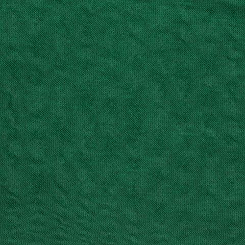 Brushed Cotton Polyester French Terry Fabric, 260 gsm, 150 cm — Green