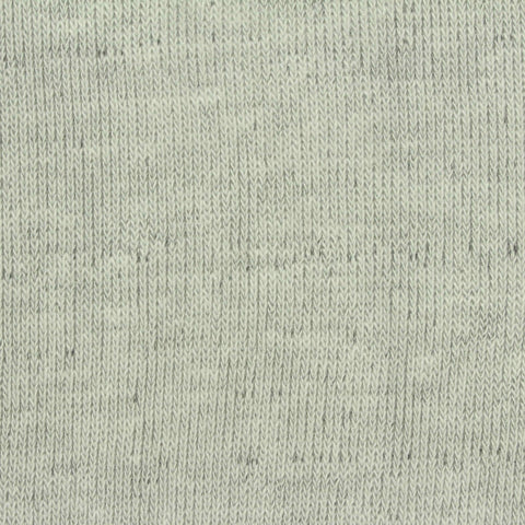 Light Grey Heathered-Marl Chunky Knit, Poly-Viscose, 360 gsm