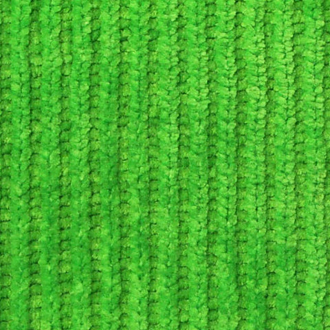 Polyester Stretch Chenille Fabric, 390 gsm, 125 cm — Green
