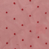 Red Dots Mesh, Polyester