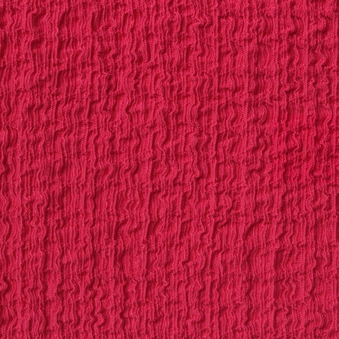 Polyester Stretch Warp Knit Fabric, 220 gsm, 140 cm — Red