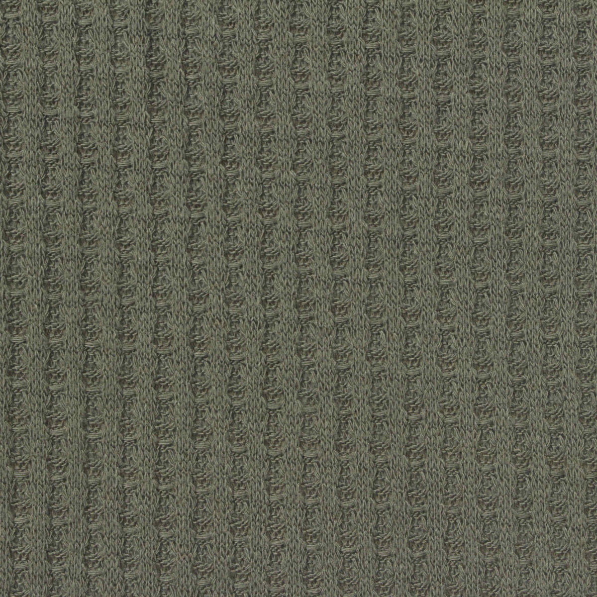 Polyester Viscose Stretch Waffle Knit Fabric, 200 gsm, 163 cm — Green
