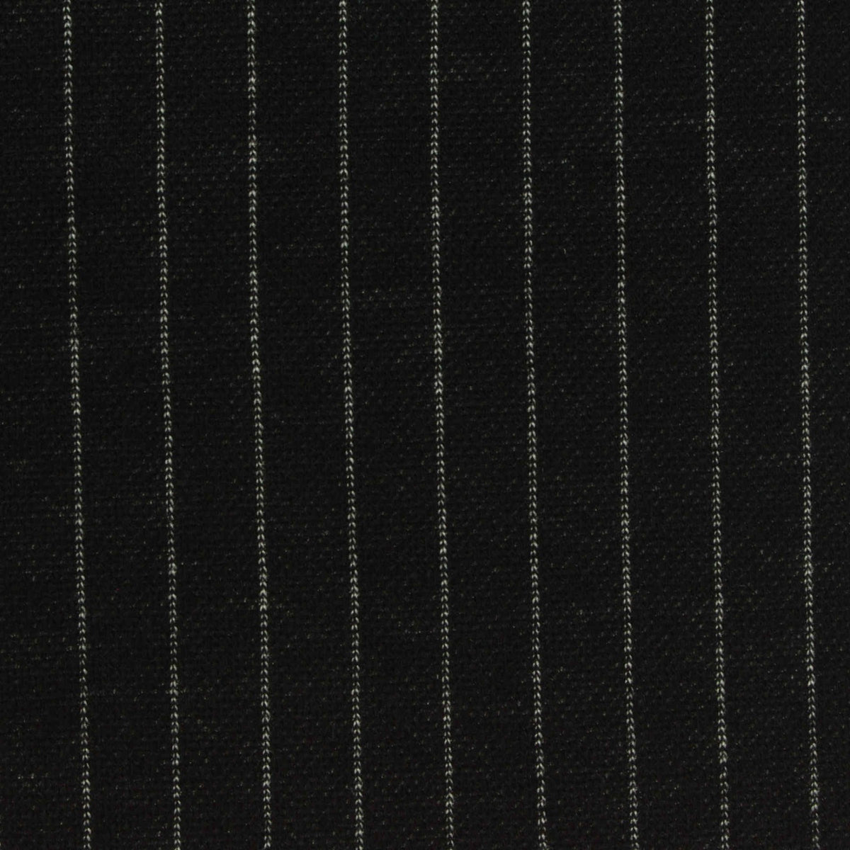 White Pinstripes Interlock Knit, Poly-Viscose