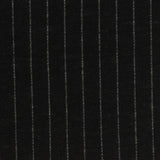 White Pinstripes Interlock Knit, Poly-Viscose