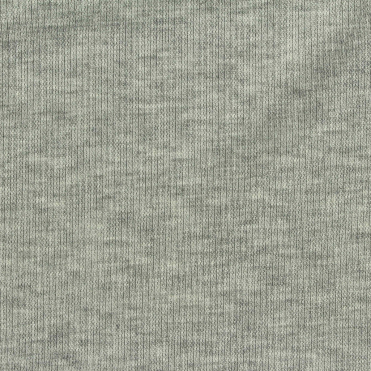 Light Grey Heathered-Marl Rib Knit, Poly-Viscose, 250 gsm