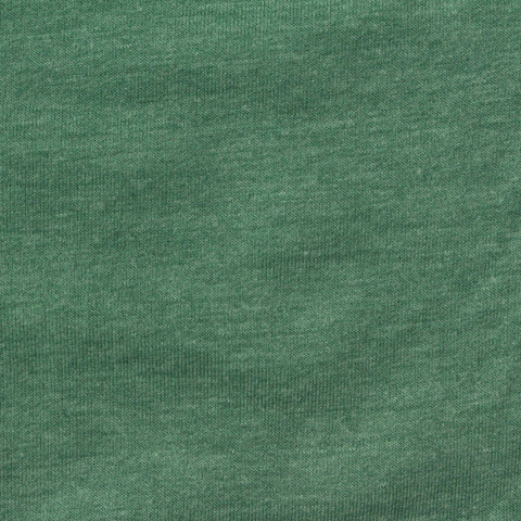 Heather Green Marl French Terry, Poly-Viscose