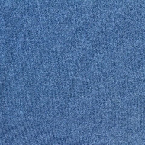 Polyester Stretch ITY Knit Fabric, 187 gsm, 165 cm — Blue