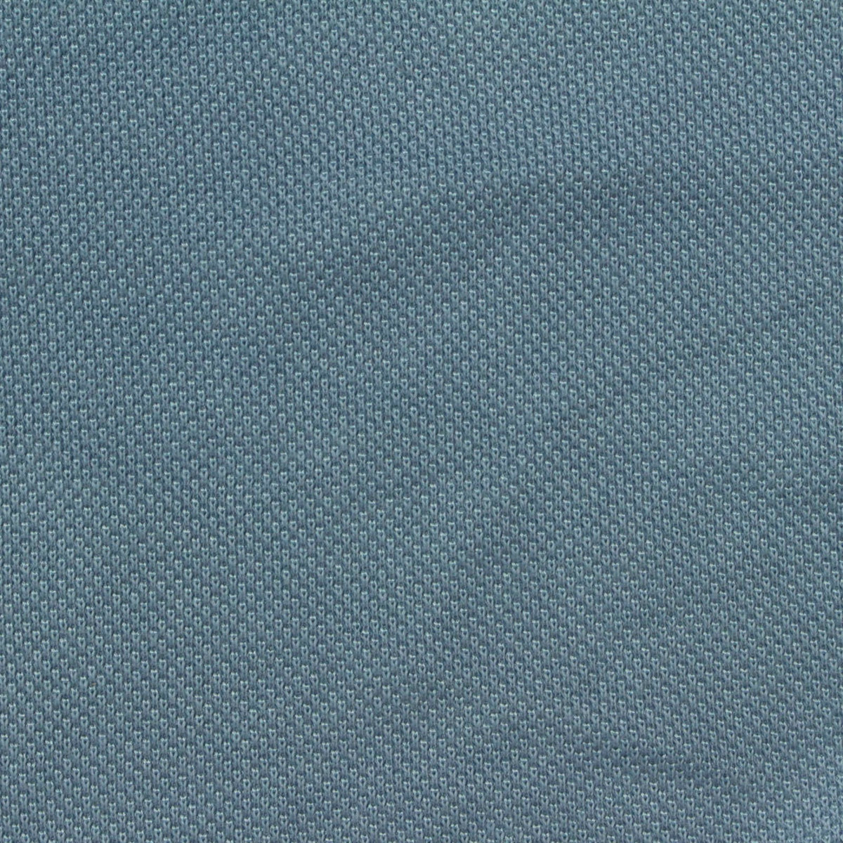 Cotton Polyester Piqué Knit Fabric, 215 gsm, 185 cm — Blue