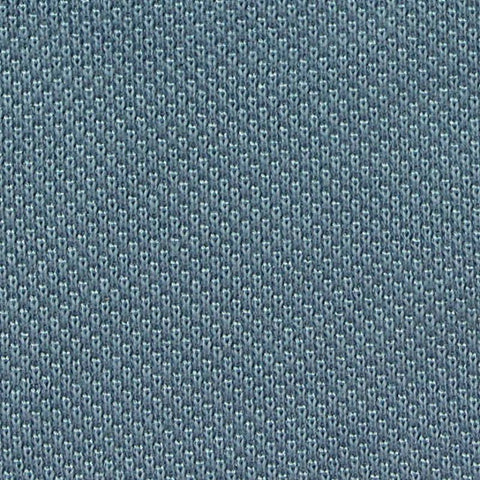 Cotton Polyester Piqué Knit Fabric, 215 gsm, 185 cm — Blue