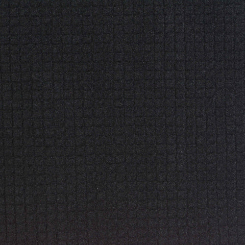 Polyester Stretch Fleece Fabric, 236 gsm, 157 cm — Black