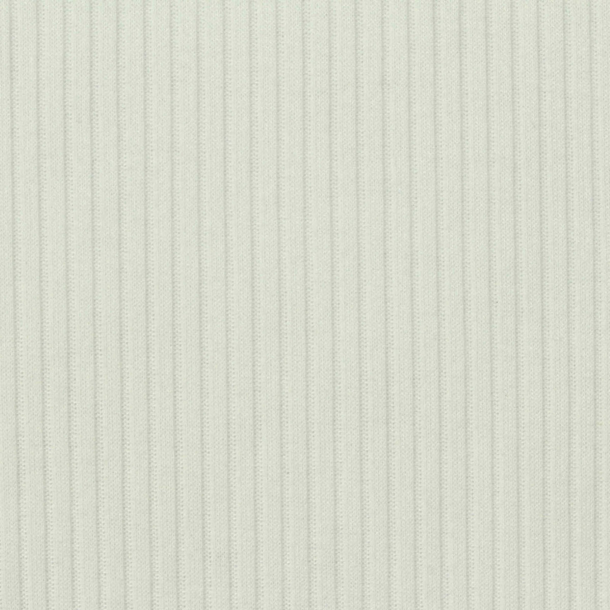 Polyester Stretch Rib Knit Fabric, 250 gsm, 166 cm — White