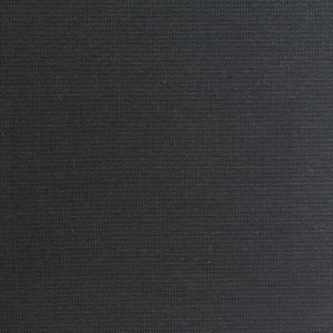 Cotton Stretch Rib Knit Fabric, 200 gsm, 165 cm — Grey