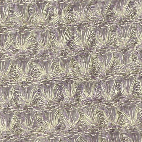 Jacquard Viscose Polyester Stretch Chunky Knit Fabric, 220 gsm, 160 cm — Purple