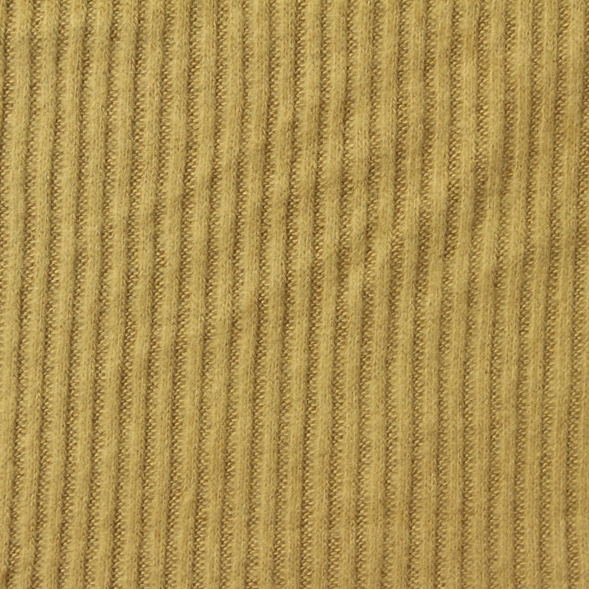 Brushed Viscose Polyester Stretch Rib Knit Fabric, 232 gsm, 150 cm — Khaki