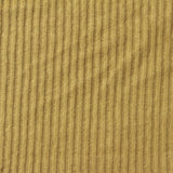 Brushed Viscose Polyester Stretch Rib Knit Fabric, 232 gsm, 150 cm — Khaki