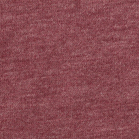 Red Marl French Terry, Poly-Viscose, 310 gsm