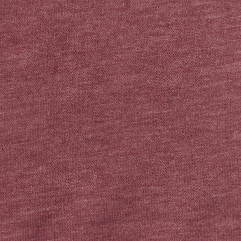 Red Marl French Terry, Poly-Viscose, 310 gsm