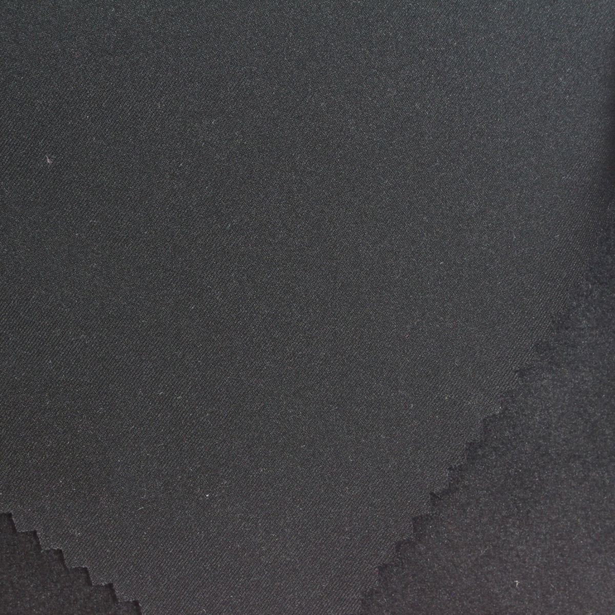 Polyester Stretch Fleece Fabric, 239 gsm, 156 cm — Black