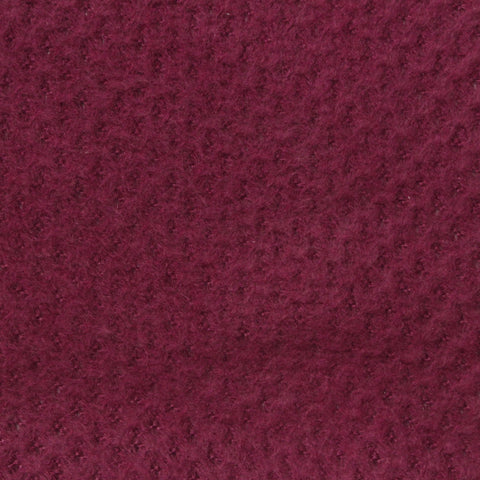 Jacquard Brushed Polyester Viscose Chunky Knit Fabric, 270 gsm, 210 cm — Red