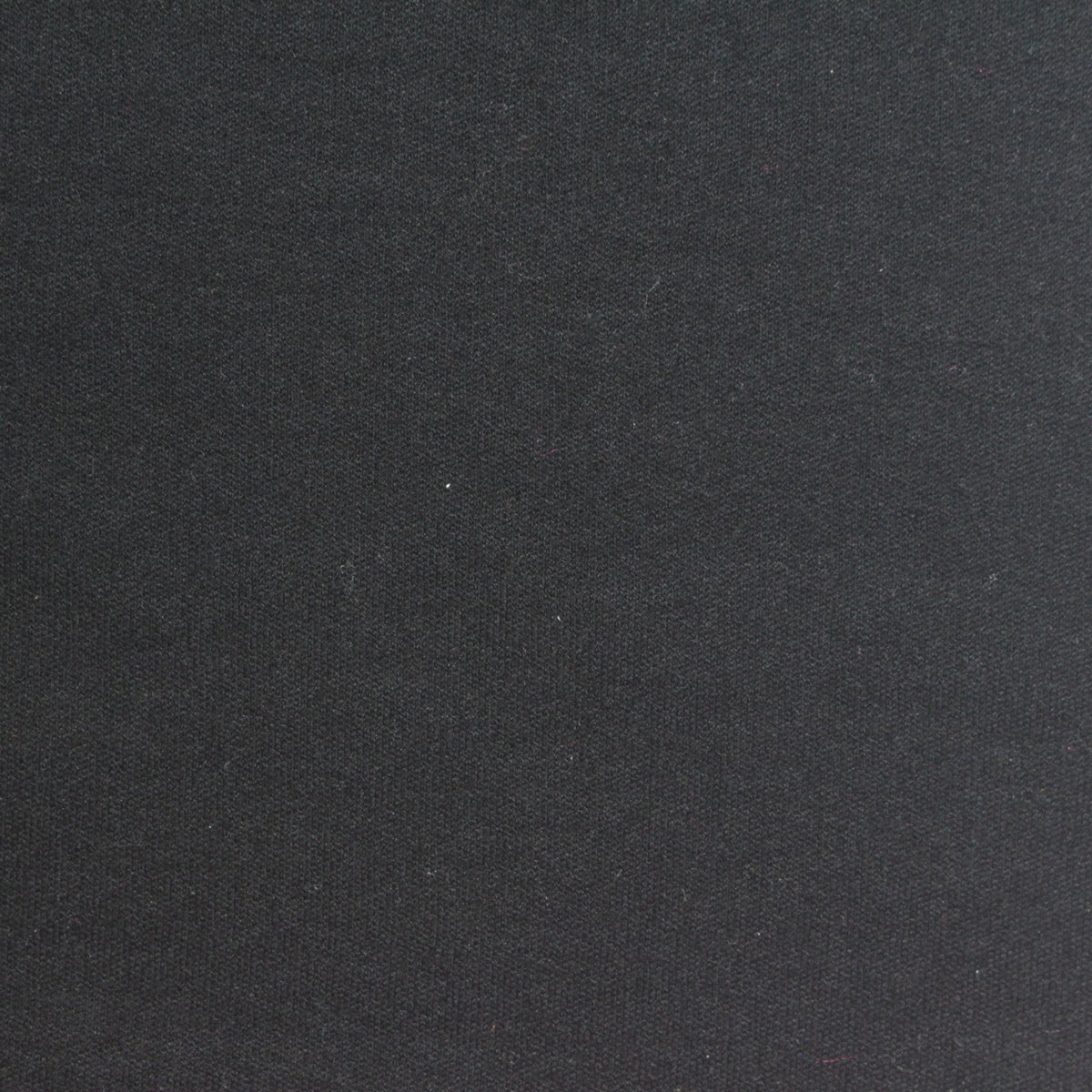 Nylon Cotton Interlock Knit Fabric, 375 gsm, 170 cm — Black