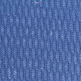 Blue Tone-on-Tone Leaf Birdseye Knit, Cotton-Poly — texture