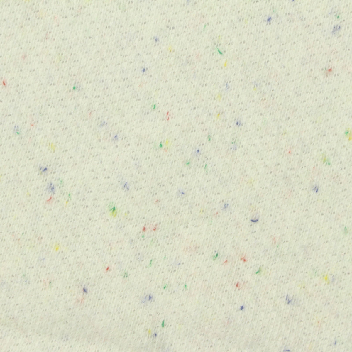 Cream Marl French Terry, Cotton-Poly