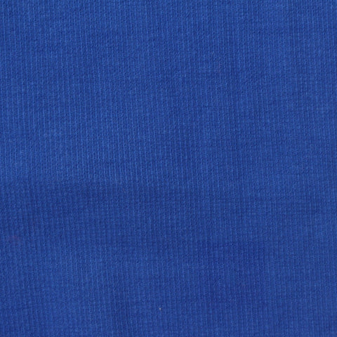 Cotton Stretch Rib Knit Fabric, 255 gsm, 120 cm — Blue