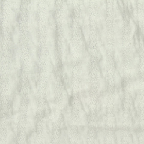 Jacquard Cotton Stretch Jersey Knit Fabric, 134 gsm, 140 cm — White