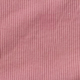 Polyester Viscose Stretch Rib Knit Fabric, 230 gsm, 125 cm — Pink