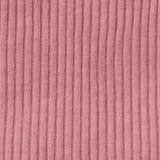 Polyester Viscose Stretch Rib Knit Fabric, 230 gsm, 125 cm — Pink — texture