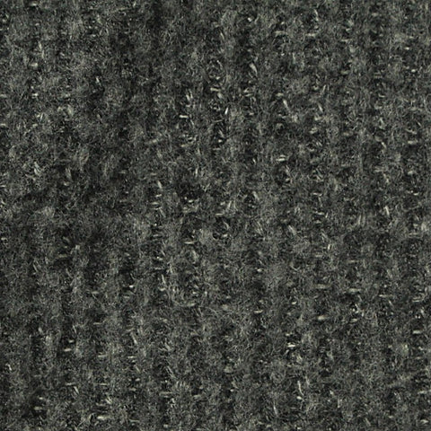 Dark Grey Marl Waffle Knit, Poly-Viscose, 250 gsm