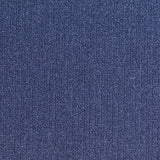 Brushed Polyester Stretch Rib Knit Fabric, 265 gsm, 130 cm — Navy — texture