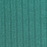 Polyester Stretch Rib Knit Fabric, 210 gsm, 160 cm — Green — texture